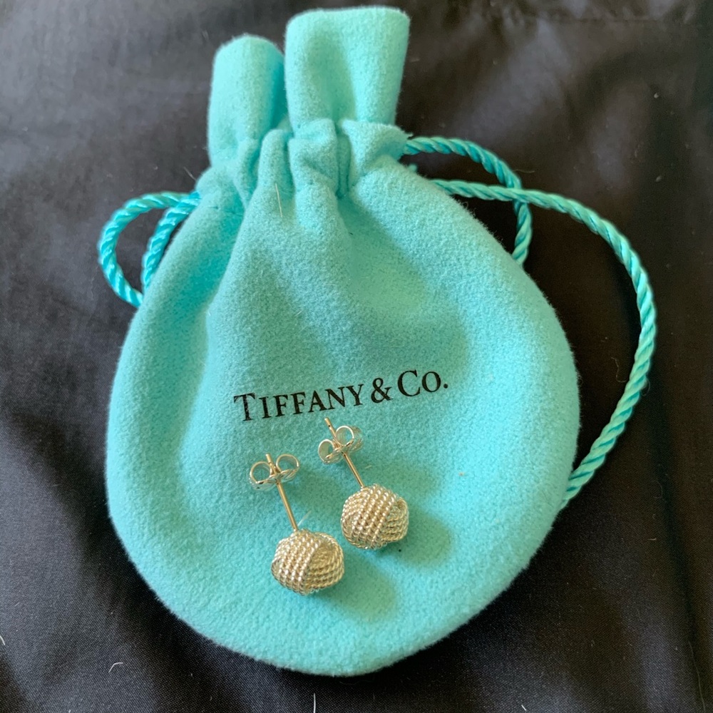 Tiffany&Co twist knot earrings